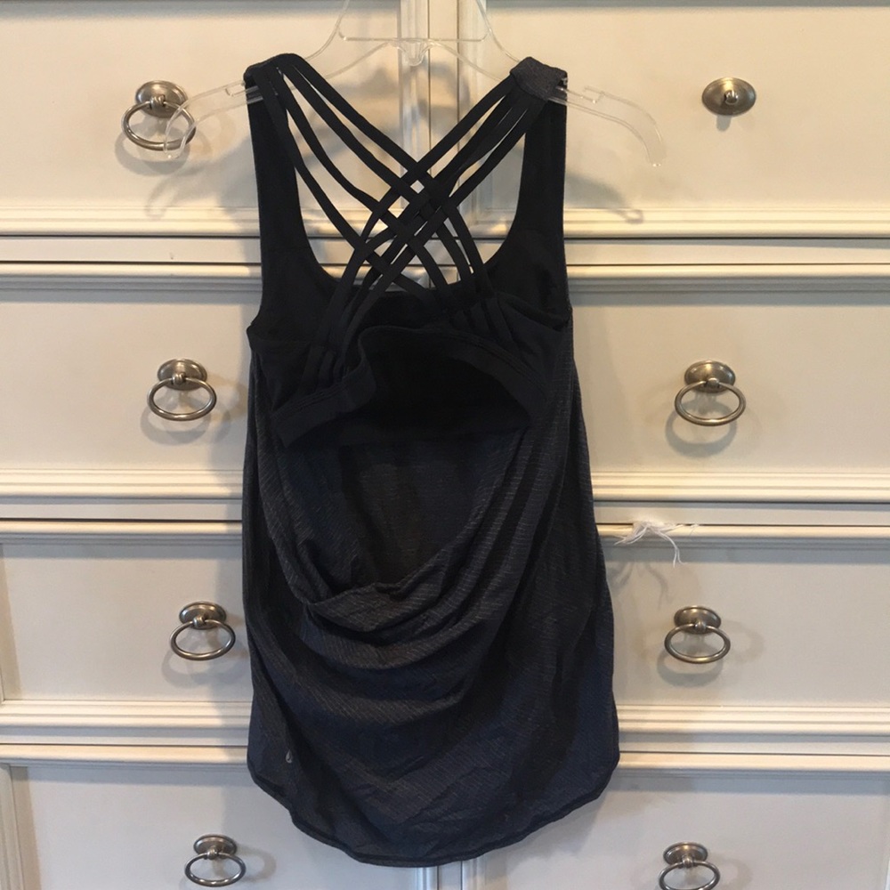 Lululemon dark blue sports bra combo tank
